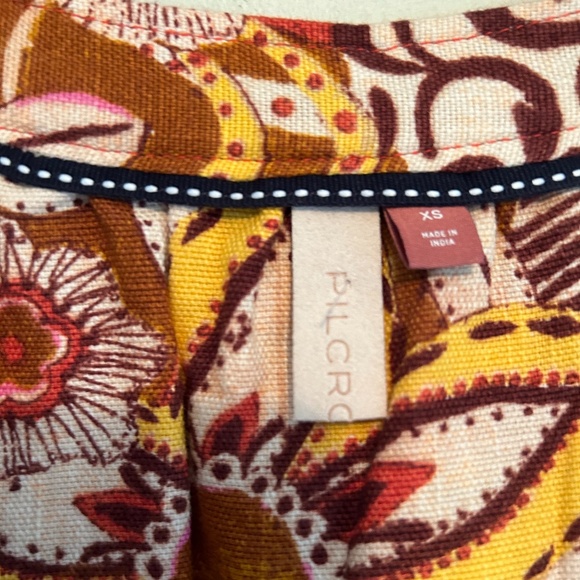 Anthropoligie Raw Hem Floral Dress - Picture 5 of 7